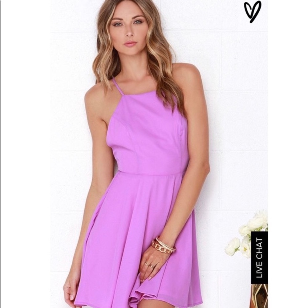 Lulus lilac strappy dress